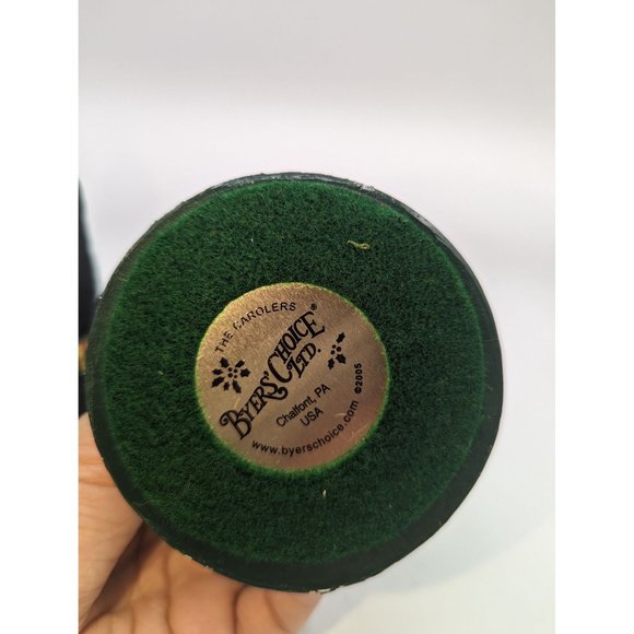 Byers Choice Halloween Jack O Lantern Wearing Hat and Black Cat in a Hat - Picture 5 of 6